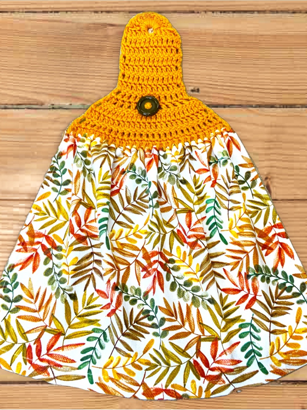 Tropical Crochet Top Towel